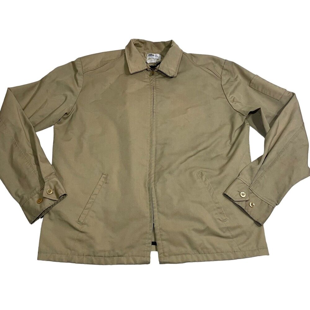 Mens Vintage Riverside Jacket And Master Liner Beige Canvas Fishing Coat Sz 44